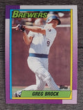 1990 Topps #139 Greg Brock