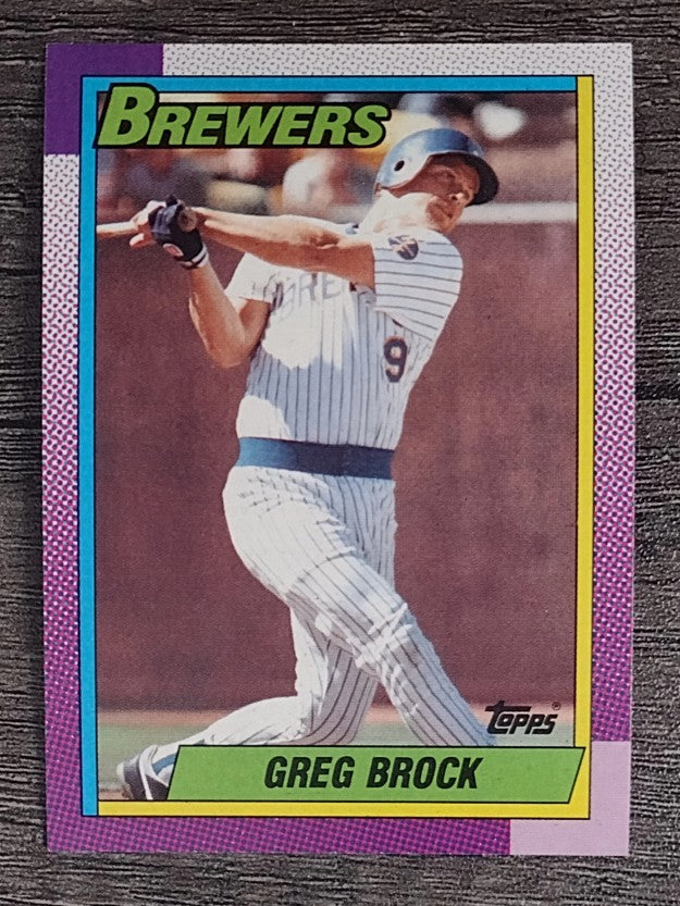 1990 Topps #139 Greg Brock