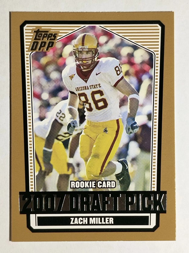 2007 Topps Draft Picks and Prospects #144 Zach Miller RC