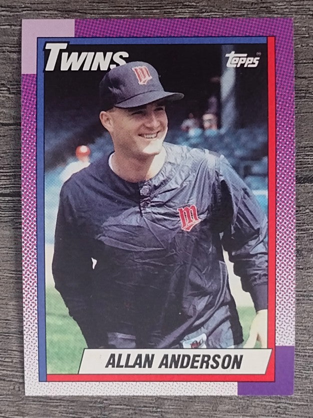 1990 Topps #71 Allan Anderson