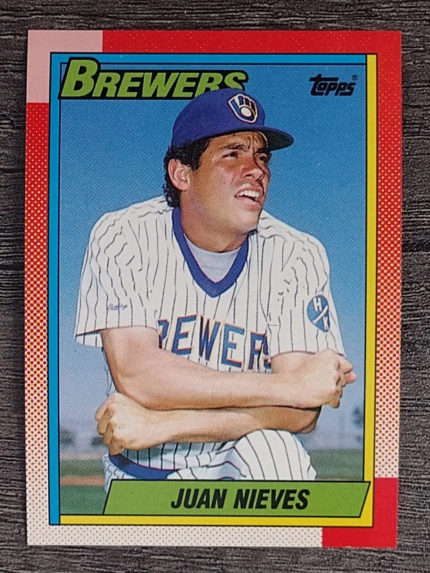 1990 Topps #467 Juan Nieves
