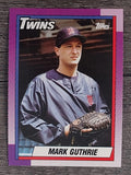 1990 Topps #317 Mark Guthrie RC