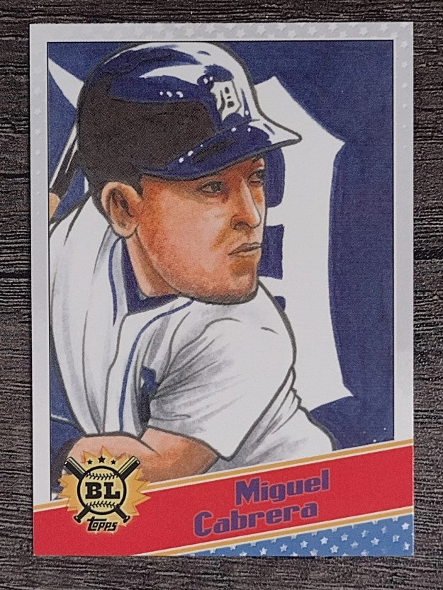 2020 Topps Big League Star Caricature Reproductions #SCOMC Miguel Cabrera