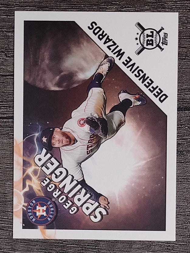 2020 Topps Big League Defensive Wizards #DW7 George Springer