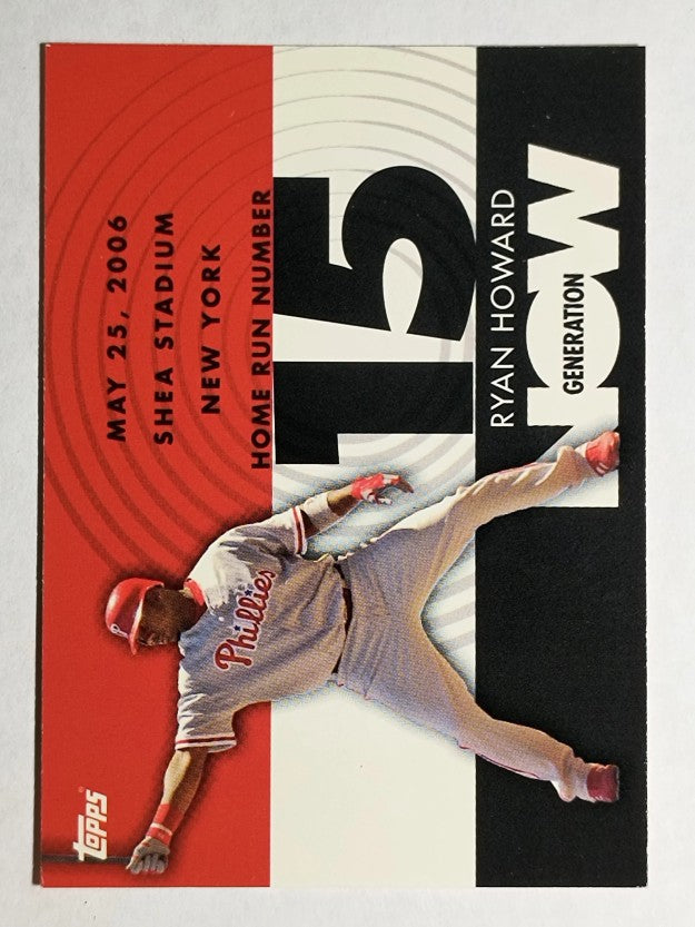 2007 Topps Generation Now #GN15 Ryan Howard