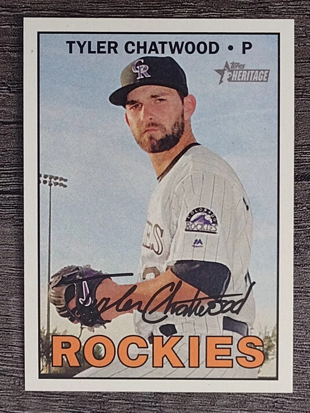 2016 Topps Heritage #680 Tyler Chatwood