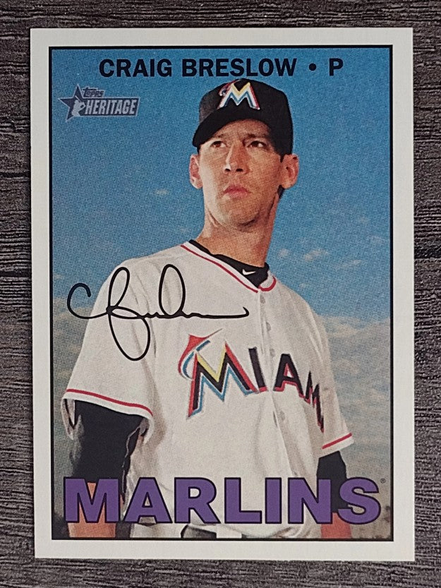 2016 Topps Heritage #569 Craig Breslow