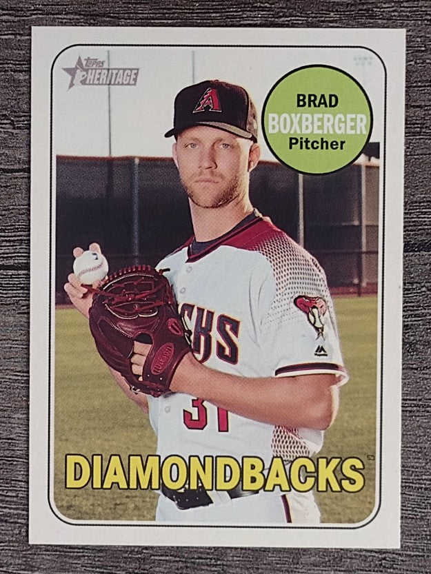 2018 Topps Heritage #697 Brad Boxberger