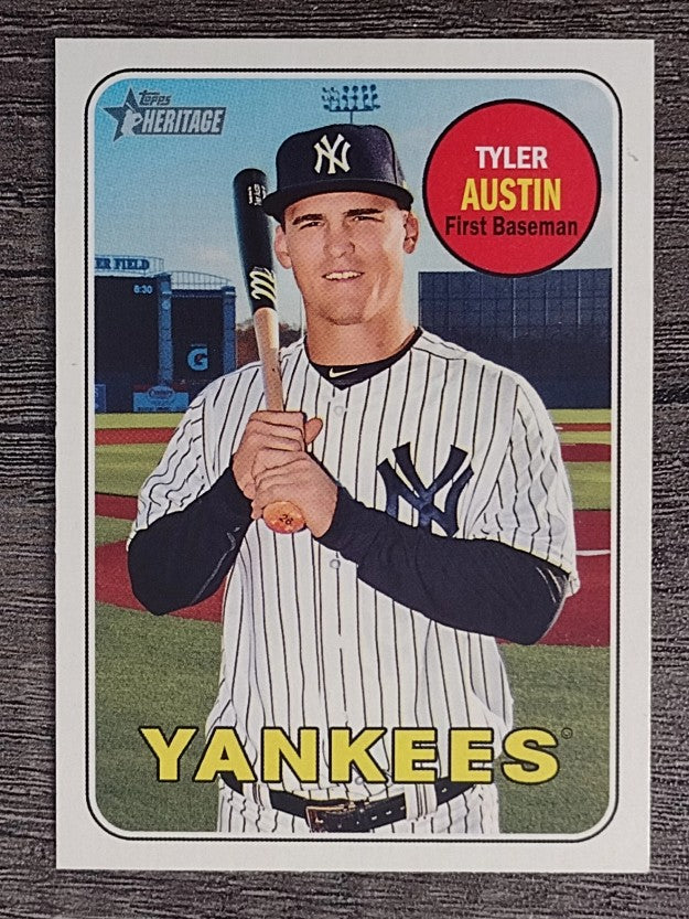 2018 Topps Heritage #696 Tyler Austin