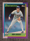1990 Topps #192 Don August