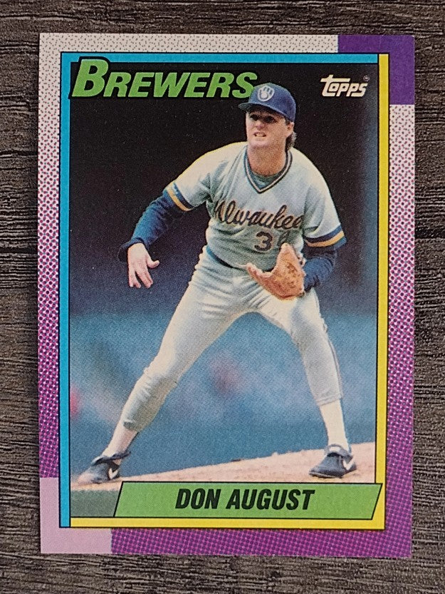 1990 Topps #192 Don August