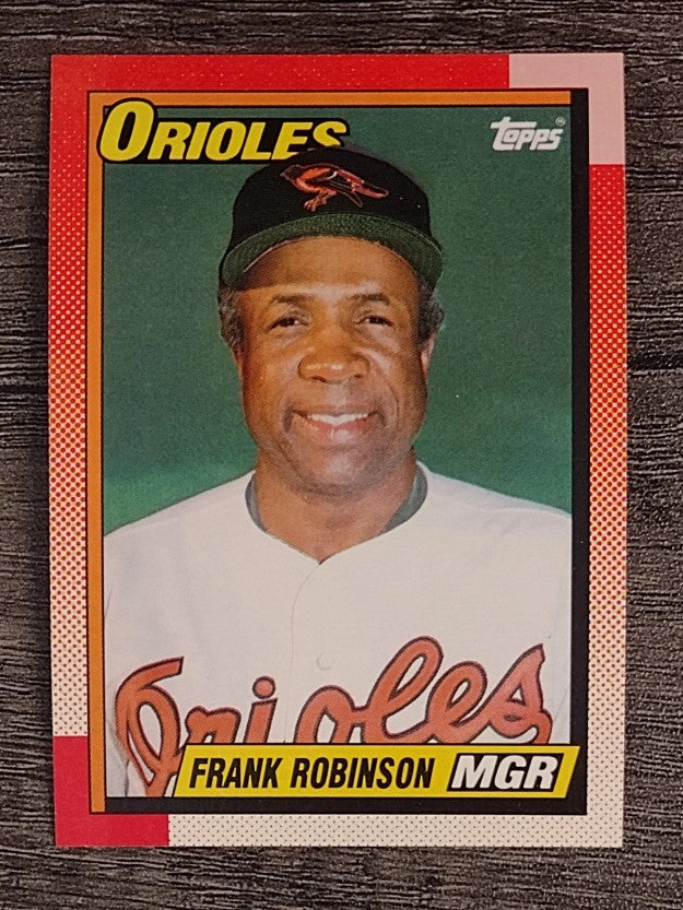 1990 Topps #381 Frank Robinson MG