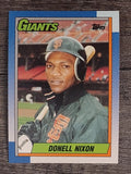 1990 Topps #658 Donell Nixon