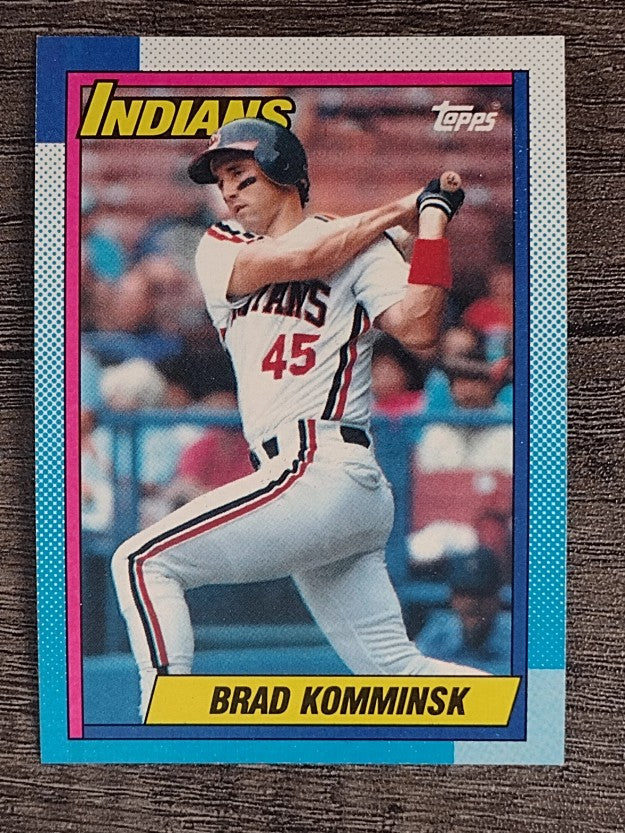 1990 Topps #476 Brad Komminsk