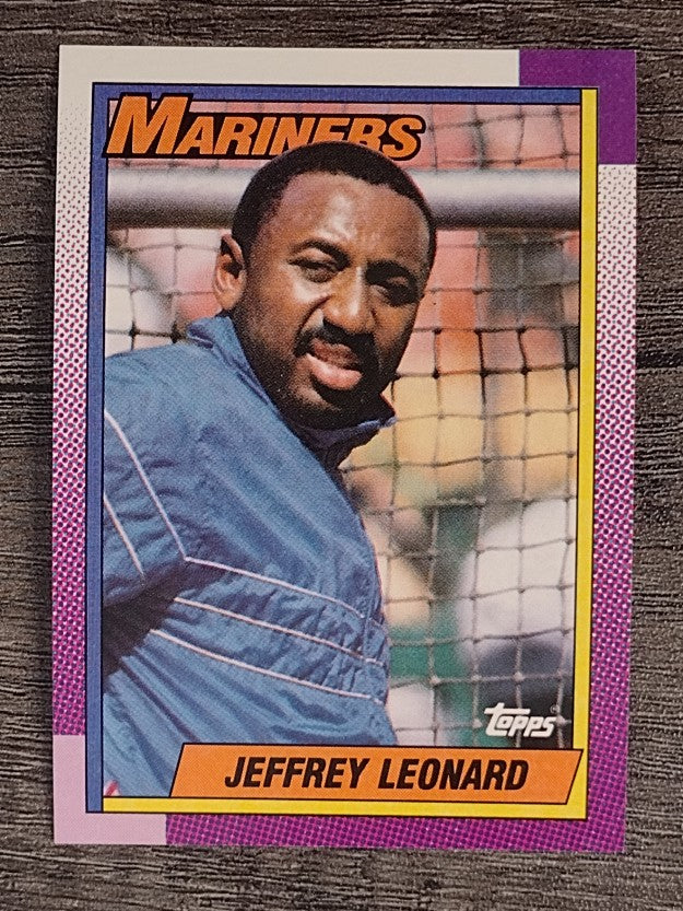 1990 Topps #455 Jeffrey Leonard