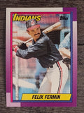 1990 Topps #722 Felix Fermin
