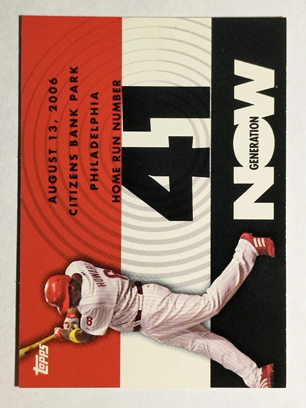 2007 Topps Generation Now #GN41 Ryan Howard