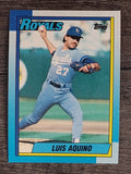 1990 Topps #707 Luis Aquino