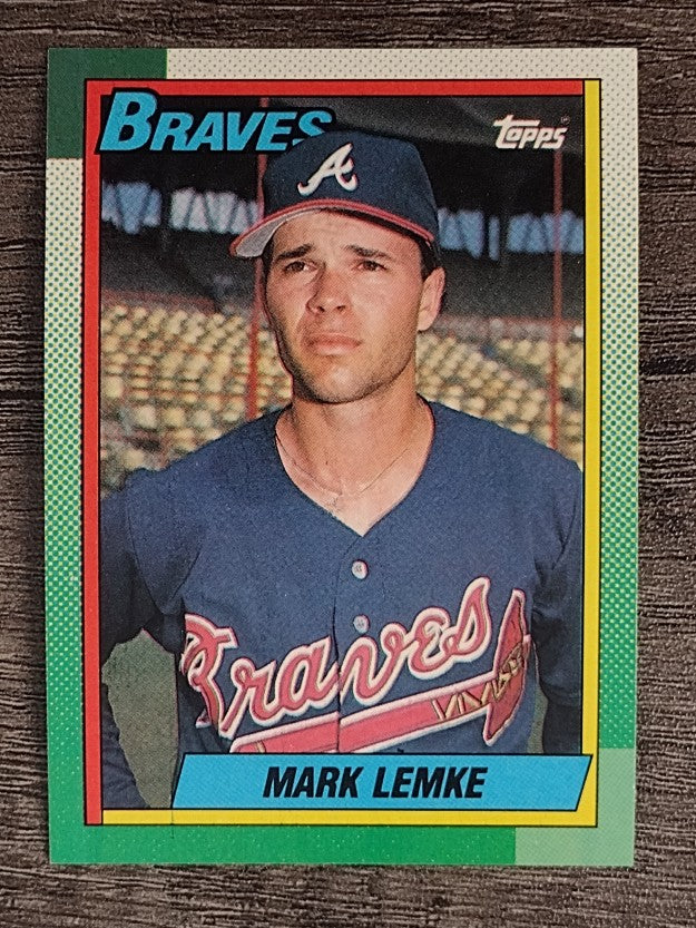 1990 Topps #451 Mark Lemke