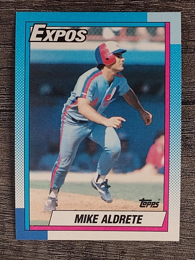 1990 Topps #589 Mike Aldrete