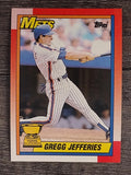 1990 Topps #457 Gregg Jefferies