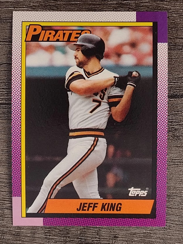 1990 Topps #454 Jeff King