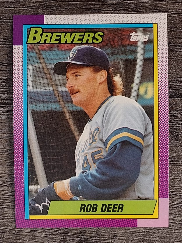 1990 Topps #615 Rob Deer