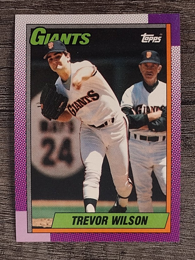1990 Topps #408 Trevor Wilson