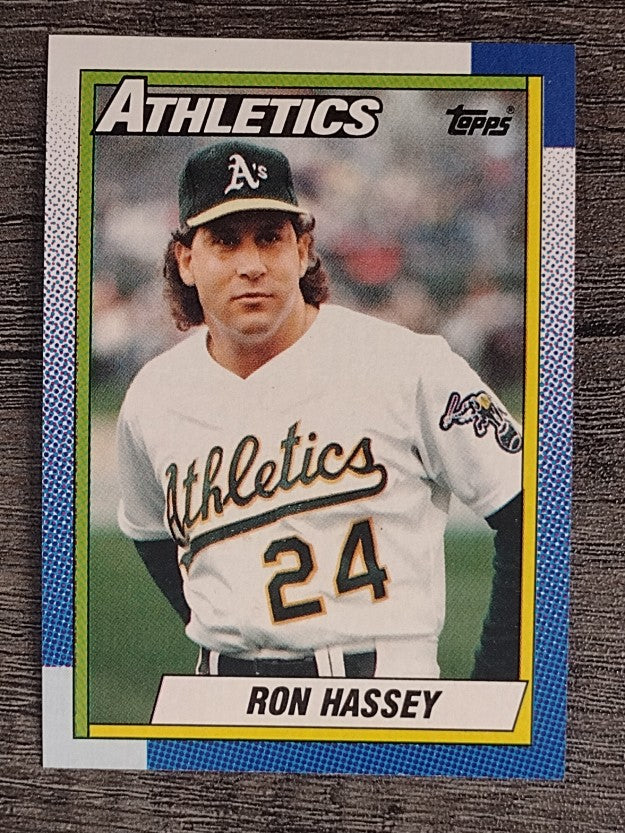 1990 Topps #527 Ron Hassey