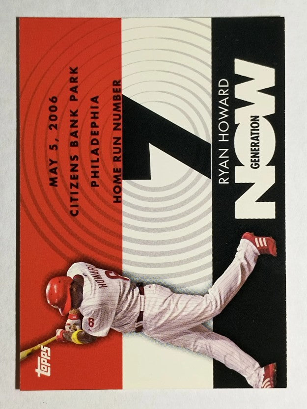 2007 Topps Generation Now #GN7 Ryan Howard
