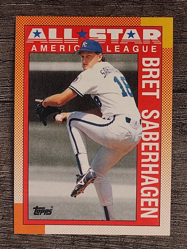 1990 Topps #393 Bret Saberhagen AS