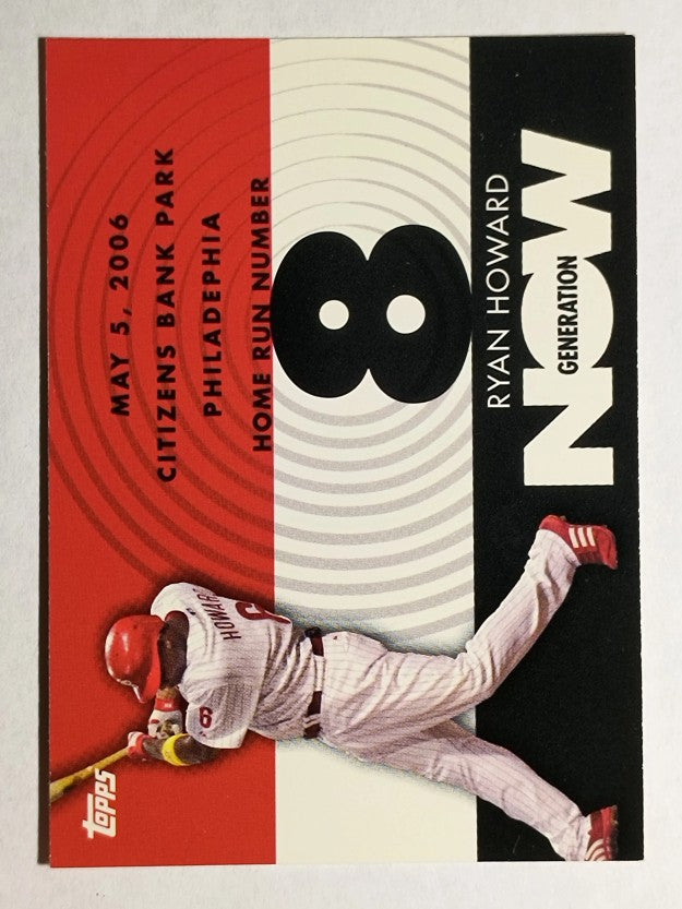 2007 Topps Generation Now #GN8 Ryan Howard