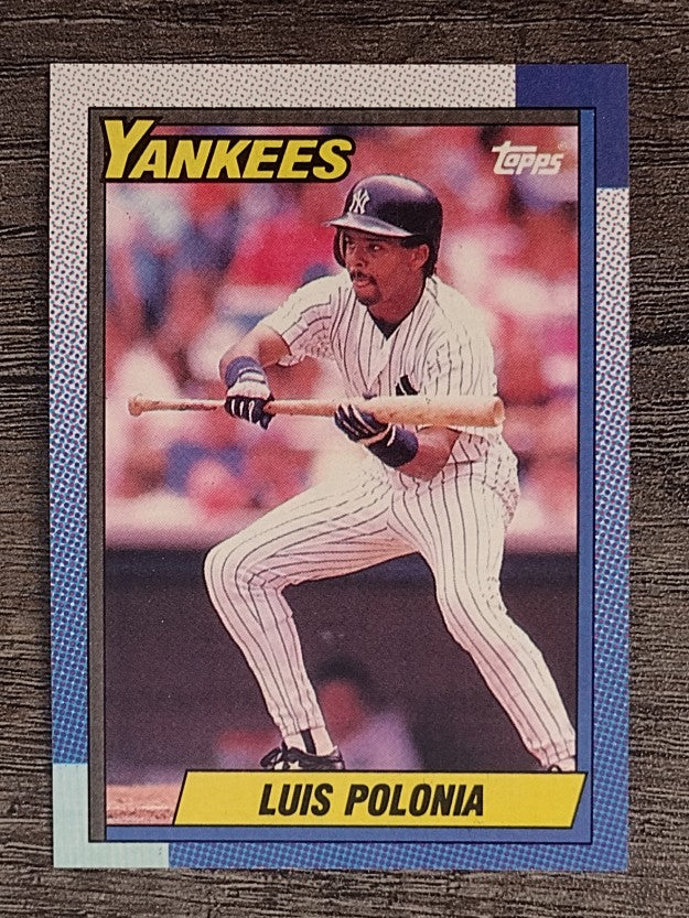 1990 Topps #634 Luis Polonia