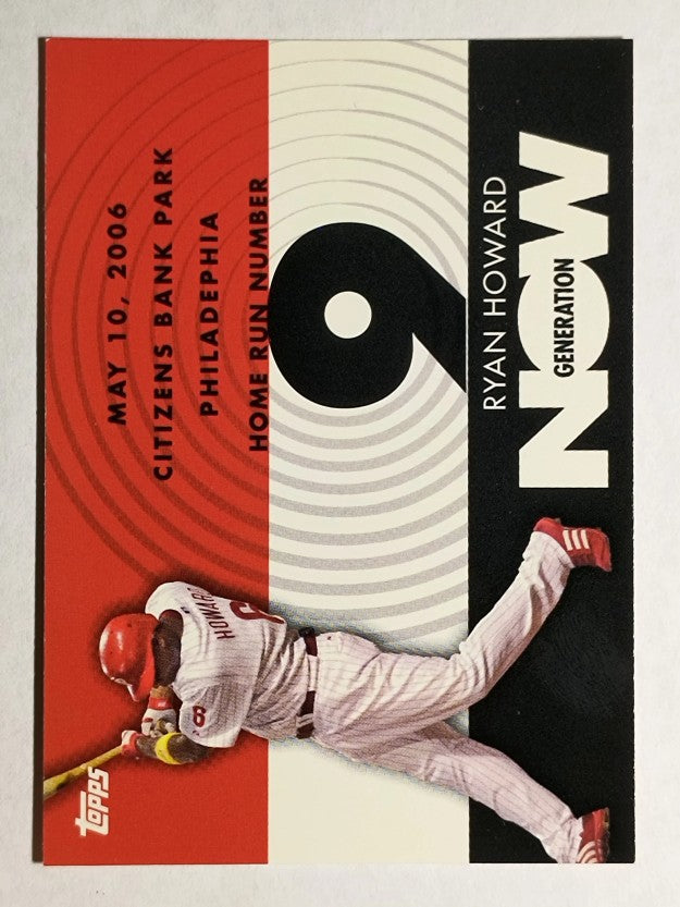 2007 Topps Generation Now #GN9 Ryan Howard