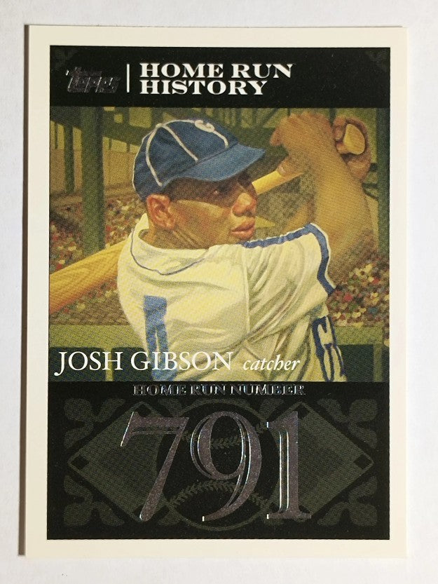 2007 Topps Gibson Home Run History #JG100 Josh Gibson