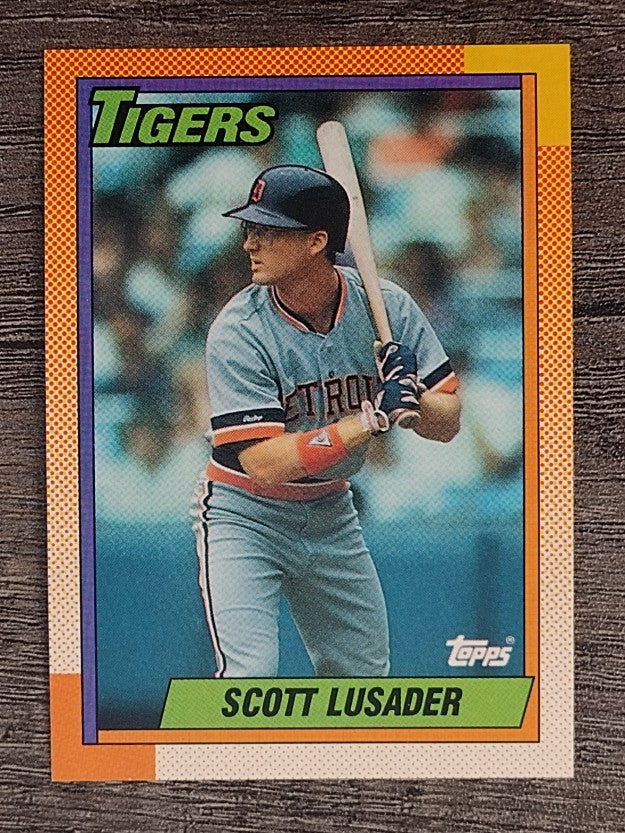 1990 Topps #632 Scott Lusader