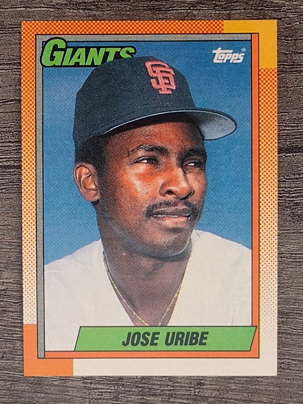 1990 Topps #472 Jose Uribe