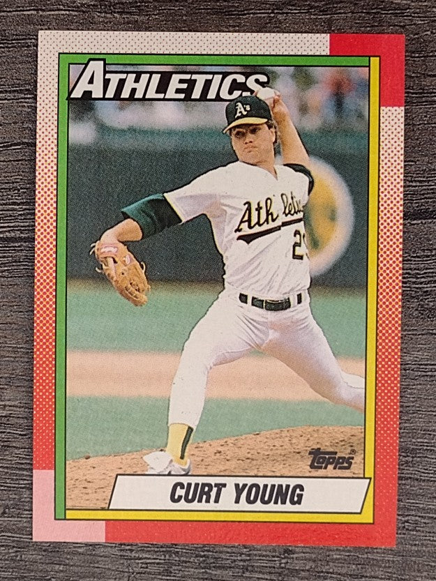 1990 Topps #328 Curt Young