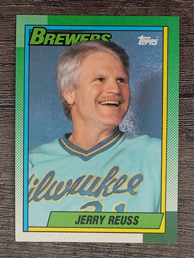 1990 Topps #424 Jerry Reuss