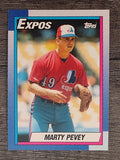 1990 Topps #137 Marty Pevey RC