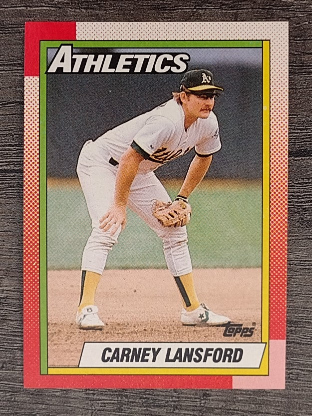1990 Topps #316 Carney Lansford
