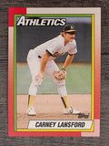 1990 Topps #316 Carney Lansford