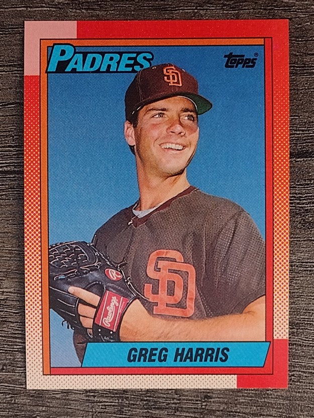 1990 Topps #572 Greg W. Harris