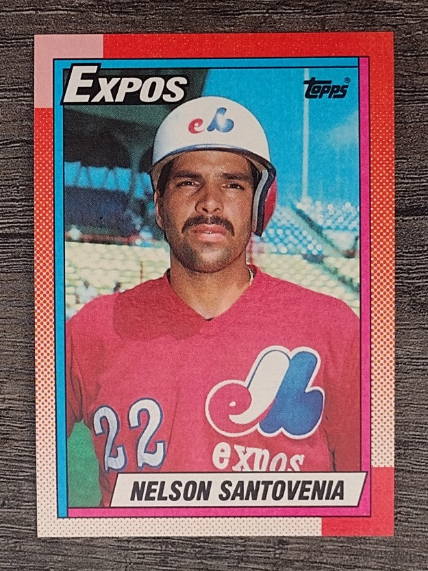 1990 Topps #614 Nelson Santovenia