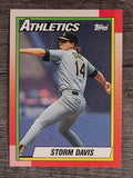 1990 Topps #606 Storm Davis