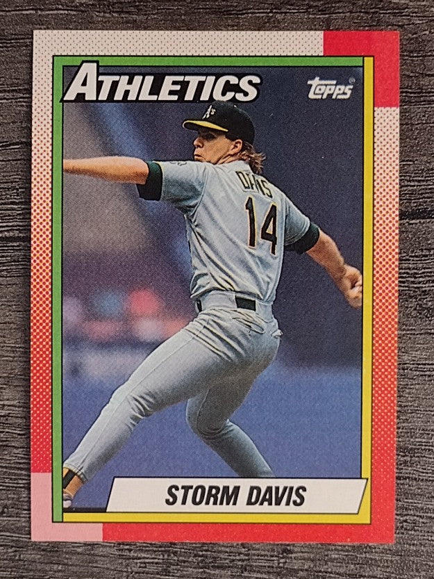 1990 Topps #606 Storm Davis