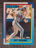 1990 Topps #486 Jeff Treadway