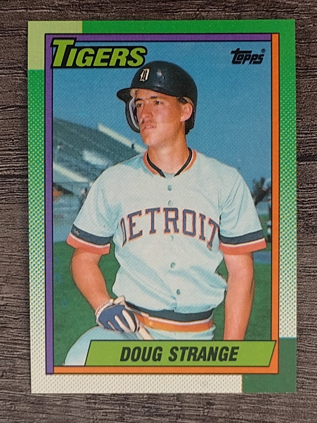 1990 Topps #641 Doug Strange RC