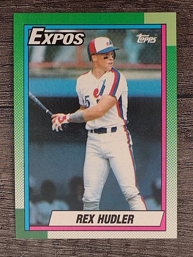 1990 Topps #647 Rex Hudler