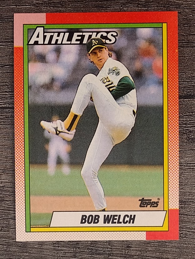 1990 Topps #475 Bob Welch